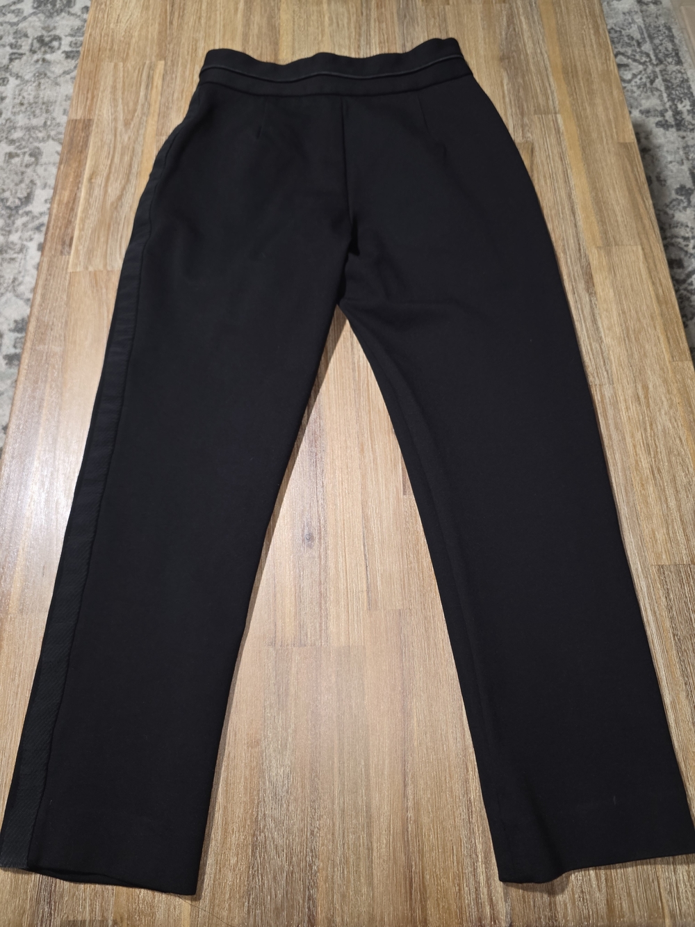 Sandro Black Cropped Ankle Pants